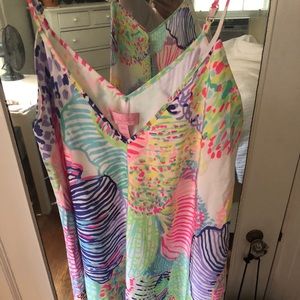 Lilly Pulitzer Silk Print Dress XXS - NWOT